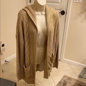 ✨Almost Famous Women’s Long Hooded Cardigan W/ pocket’s✨